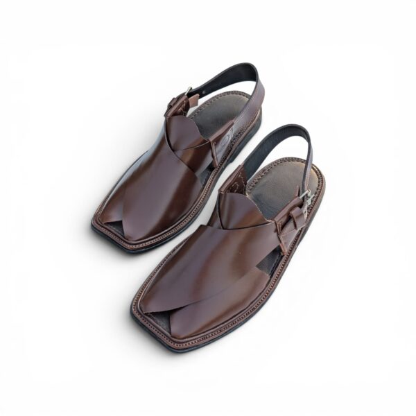 Handmade Old Tradition Golti Chappal (Dark Brown)
